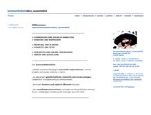 Tablet Screenshot of kommunikationsbuero.net